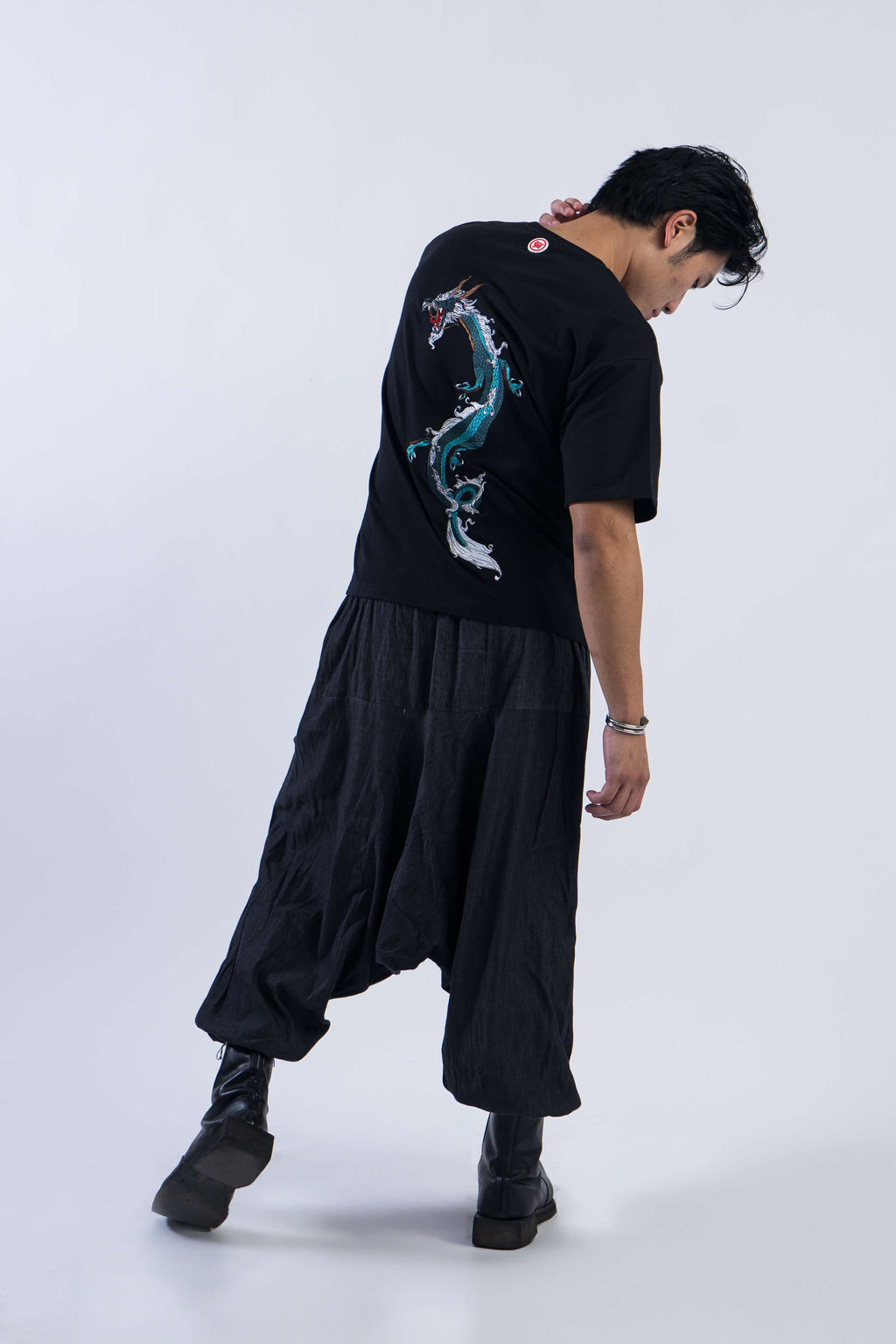 Samurai Style Men’s T-Shirt – Ryūjin Wave_